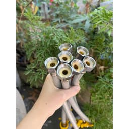 DÂY CẤP NƯỚC CAO CẤP,DÂY NHỰA XÁM 3 LỚP TÁN REN 21mm gắn vào thiết bị vệ sinh thông dụng gia đình 3