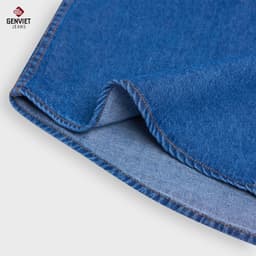Áo Sơ Mi Cộc Tay Jeans Nam GENVIET JEANS Dáng Suông Vừa 9010 6