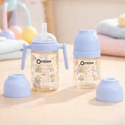[MỚI] Bộ Phụ Kiện Chuyển Đổi Bình Tập Hút Ombee - Be/Hồng/Xanh 3