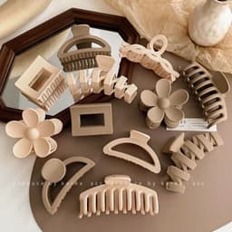 [SET KẸP TÓC CÀNG CUA 13 MÓN MÀU NUDE TẠO NHIỀU KIỂU MẪU 1