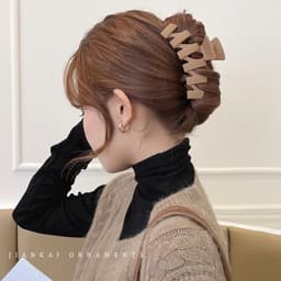 [SET KẸP TÓC CÀNG CUA 13 MÓN MÀU NUDE TẠO NHIỀU KIỂU MẪU 9