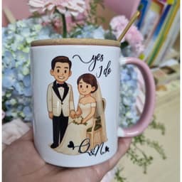 Nắp Gỗ Tre Tự Nhiên Đậy Ly, Cốc Uống Trà, Cà Phê Thân Thiện Môi Trường, có lỗ để thìa, kiểu dáng sang trọng 6