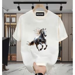 Áo thun Unisex Nam Nữ in hình NGỰA SẮT, chất cotton 100% - BOONE - BNE00251 1