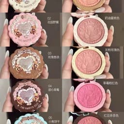 [SẴN HOẢ TỐC] PHẤN MÁ HỒNG FLOWER KNOWS TRANG ĐIỂM  BÁNH GẤU SWEETIE BEAR HOA BIẾC 3