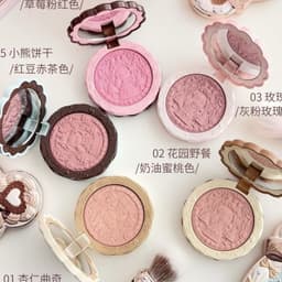 [SẴN HOẢ TỐC] PHẤN MÁ HỒNG FLOWER KNOWS TRANG ĐIỂM  BÁNH GẤU SWEETIE BEAR HOA BIẾC 2