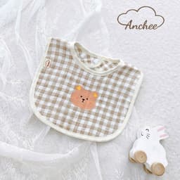Yếm Vuông Anchee Cho Bé – Chất Xô Muslin Cao Cấp, Thấm Hút Tốt, In Hình Dễ Thương Cho Trẻ Sơ Sinh & Trẻ Nhỏ 5
