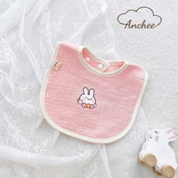 Yếm Vuông Anchee Cho Bé – Chất Xô Muslin Cao Cấp, Thấm Hút Tốt, In Hình Dễ Thương Cho Trẻ Sơ Sinh & Trẻ Nhỏ 9
