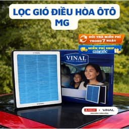 [BẢO HÀNH 2 THÁNG] Lọc Gió Điều Hòa Ô Tô MG MG5, MG3, MG6, HS, ZS Màng HEPA Than Hoạt Tính VINAL 2