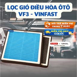 [BẢO HÀNH 2 THÁNG] Lọc Gió Điều Hoà Ô Tô VINFAST VF5 VFe34 VF3 VF6 VF7 VF8 VF9 Fadil Than Hoạt Tính - Lọc bụi mịn 2