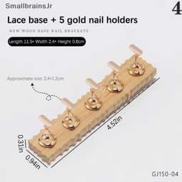 Đế Quân Cờ Bằng Gỗ và Kim Loại chất lượng cao Tiệm Nail Nhà SuMi 4