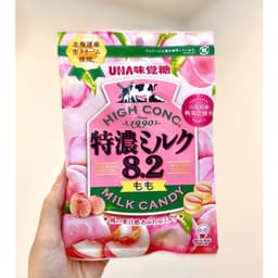 [𝑫𝒂𝒕𝒆 𝑴𝒐̛́𝒊] Kẹo Sữa Đào UHA Mikakuto Nội Địa Nhật Bản 3