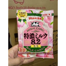 [𝑫𝒂𝒕𝒆 𝑴𝒐̛́𝒊] Kẹo Sữa Đào UHA Mikakuto Nội Địa Nhật Bản 2