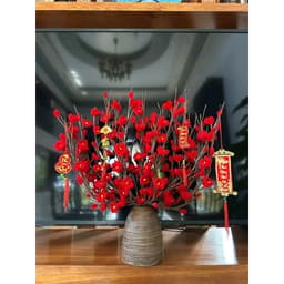 Set nguyên liệu làm hoa - Diy kẽm nhung đầy đủ phụ kiện 5