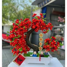 Set nguyên liệu làm hoa - Diy kẽm nhung đầy đủ phụ kiện 3
