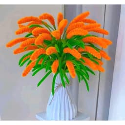 Set nguyên liệu làm hoa - Diy kẽm nhung đầy đủ phụ kiện 9