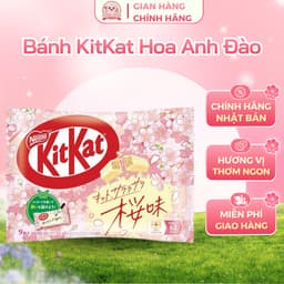 Bánh Kitkat Socola Hoa Anh Đào Chính Hãng Nhật Bản (Gói 9 Thanh) 1