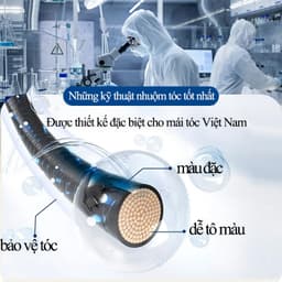 【Giao hàng tận nơi】Chiết Xuất Thực Vật Thuốc Nhuộm Tóc Thảo Dược Dầu Gội Thuốc Nhuộm Thơm Hoa Tóc E3J4 4