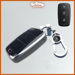 Ốp Chìa Khóa VinFast TPU Cao Cấp Kèm Móc Treo Logo Hãng – Bảo Vệ Smartkey VF3 VF5, VF6 VF7 VF8 VF9 đời 2024,2025 2