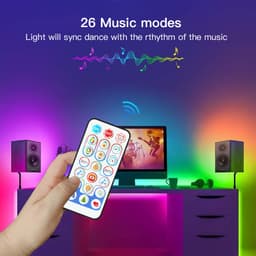 OP103 BỘ ĐIỀU KHIỂN LED FULL MÀU ARGB WS2812 WS2811 WS2815 NHÁY THEO NHẠC HỖ TRỢ REMOTE 8