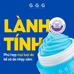 [SALE] Mặt Nạ Hạ Nhiệt Cooling Mask GGG - Dưỡng Sáng, Mờ Thâm Sạm & Giảm Kích Ứng Đỏ Rát Da G.G.G - 50g 6