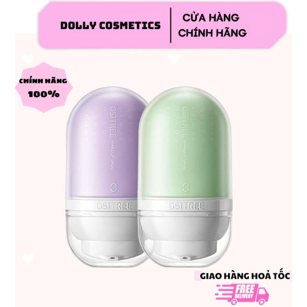 Kem Lót OSITREE Đổi Màu, Kem Lót/Nền Nâng Tone, Đều Màu Da Xanh Tím