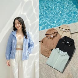 Áo Khoác Gió Nữ Lucie: Chống Nắng, Chống Mưa, Thoáng Mát - Phong Cách Hàn Quốc Thời Thượng, Bảo Vệ Tia UV 8