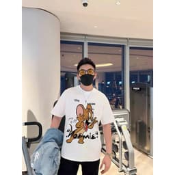Áo Thun Jerry Unisex Chât Liệu Cotton 2c Dày Mịn Đứng Form 1