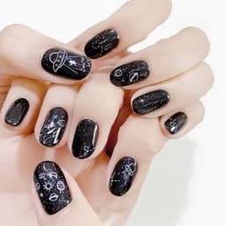 Gel Vẽ Nail Trắng Đen Fengshangmei chính hãng - gel vẽ nổi Trắng Đen Tiệm Nail Nhà SuMi 3