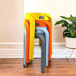Ghế cao nhựa đúc Vinh Nam đa năng, đệm chống trượt, ghế ngồi bàn ăn, chắc chắn bền đẹp 5