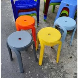 Ghế cao nhựa đúc Vinh Nam đa năng, đệm chống trượt, ghế ngồi bàn ăn, chắc chắn bền đẹp 4