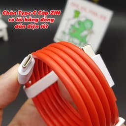 [Dài 1m] Cáp OnePlus C-C 8A Sạc Siêu Nhanh SuperVOOC 80W Warp 65W ZIN Chính Hãng dùng OK cho OPPO REALME 7