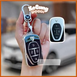 Ốp Chìa Khóa VinFast TPU Cao Cấp Kèm Móc Treo Logo Hãng – Bảo Vệ Smartkey VF3 VF5, VF6 VF7 VF8 VF9 đời 2024,2025 6