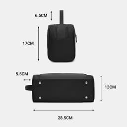 Túi Clutch Nam LECOS LCH4 Vải Oxford Quai Đeo Cổ Tay Tiện Lợi Dự Tiệc 3