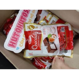 Kẹo Chocodate Nhân Sữa Dừa Thơm Béo Kẹo Mềm Socola Ăn Vặt Ngon Đức Hạnh 🍫🥥300g/Túi 9