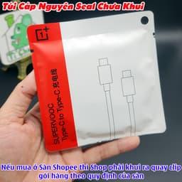 [Dài 1.5m] Cáp OnePlus C-C 8A Sạc Siêu Nhanh SuperVOOC 80W Warp 65W ZIN Chính Hãng dùng OK cho OPPO REALME 2