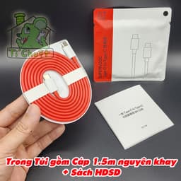 [Dài 1.5m] Cáp OnePlus C-C 8A Sạc Siêu Nhanh SuperVOOC 80W Warp 65W ZIN Chính Hãng dùng OK cho OPPO REALME 4