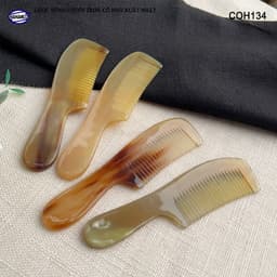 Lược Sừng Chuôi Chơn (Size: 17cm) Cầm Vừa Tay Bỏ Túi Mang Theo Người - Xưởng Minh Đức 9