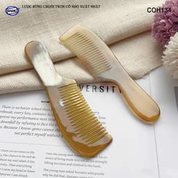 Lược Sừng Chuôi Chơn (Size: 17cm) Cầm Vừa Tay Bỏ Túi Mang Theo Người - Xưởng Minh Đức 7