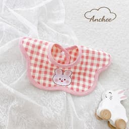 Yếm xô cổ hoa Anchee cho bé – Vải muslin mềm mịn, thấm hút tốt, họa tiết xinh 3