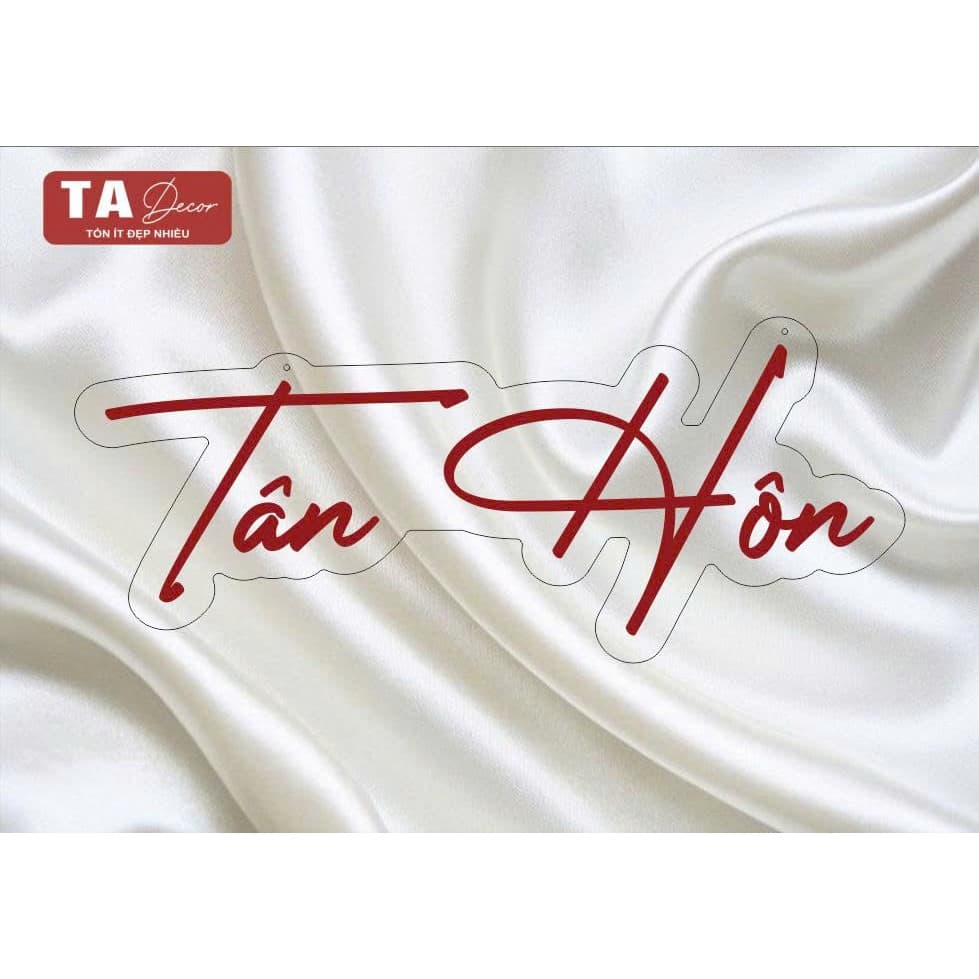 106 - bảng mica trong chữ decan Vu quy/ tân hôn/ thành hôn/ đính hôn