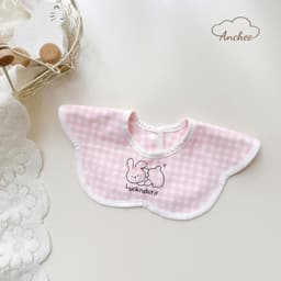(Set 3 yếm) Yếm Xô vuông viền kẻ Anchee mẫu mới hình in siêu xinh cho bé 7