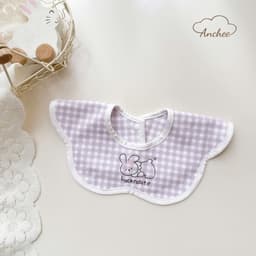 (Set 3 yếm) Yếm Xô vuông viền kẻ Anchee mẫu mới hình in siêu xinh cho bé 4