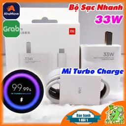 [Chính Hãng] Bộ Sạc Nhanh Xia0mi 33W Mi Turbo Charge Sạc Cáp ZIN Bóc Máy 1