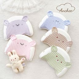 Gối cao su non chống bẹt đầu Anchee cho bé, cao su non cao cấp, vỏ có thể tháo dời 2