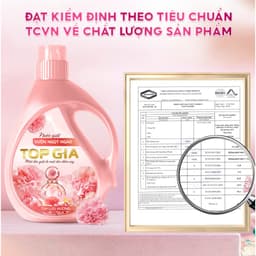 [MUA 1 CAN TẶNG 1 CAN] Nước Giặt TopGia Vườn Ngọt Ngào Dịu Nhẹ, Sạch Vết Bẩn Thơm Vượt Trội, Can 2L 2