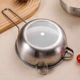 [family's house] Rây Lọc thực phẩm Inox 304, rây lọc gạo, lọc sữa, rây bột, tay cầm dài, chắc chắn 7