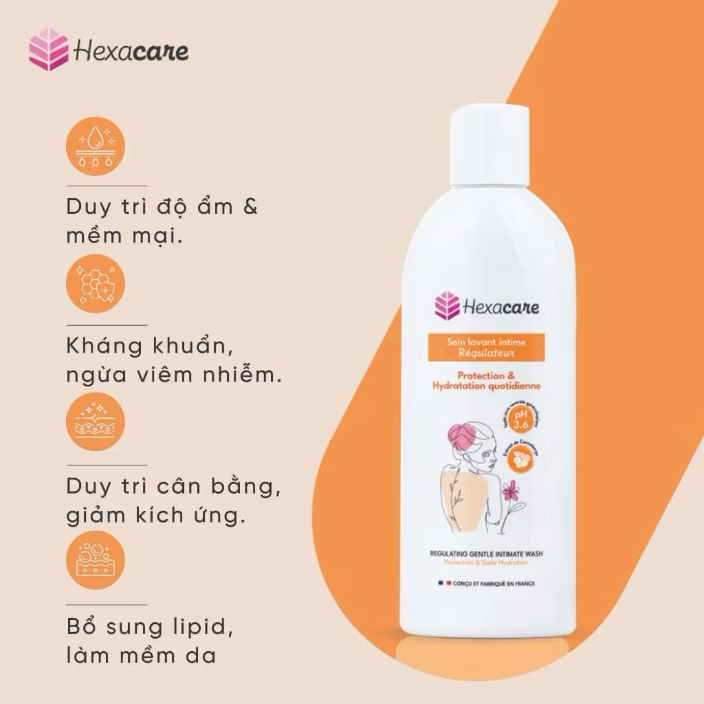 “Hexacare – chăm sóc dịu nhẹ, giữ ẩm, kháng khuẩn, Nấm  cân bằng pH, bảo vệ nàng mỗi ngày!” ( MÈO MẬP SHOP)