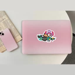 Set 50 Sticker Avatar Cảnh Sát Trưởng Labrador Loại To Hoạt Hình Trang Trí Laptop, Điện Thoại, Sổ Tay, 5