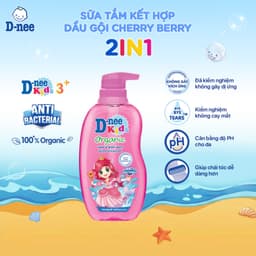 Sữa tắm gội Dnee Kids 400ml cho bé trên 3 tuổi – Mềm mịn da, tóc mượt – Dịu nhẹ an toàn 3
