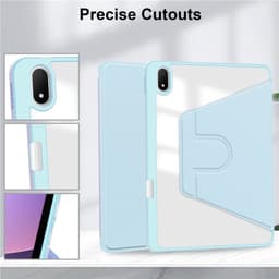 [Cho Máy Nội Địa CHINA] Bao Da MTB OPPO PAD 5 12.1" 2025 OPD2506 Dimensity 9400+ Xoay 360 Độ Lưng Trong Suốt Viền Dẻo 6